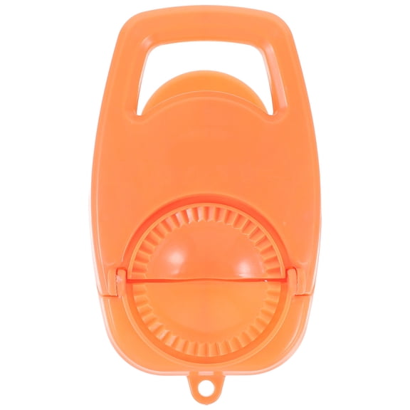 BESTYASH Orange PP Dumpling Maker Set Convenient Kitchen Tool for Easy Dumpling Skin and Wrapper Making 2 Pcs