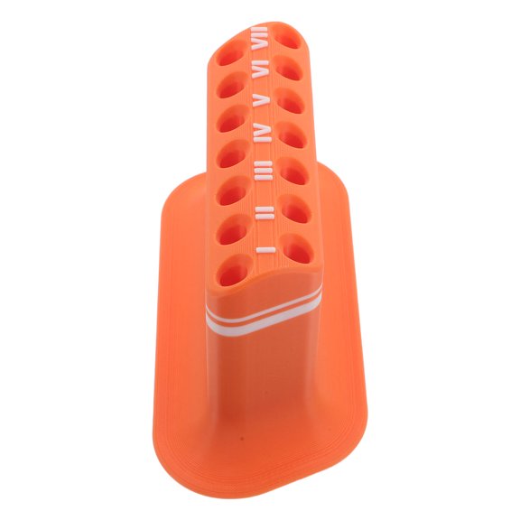 BESTYASH Orange Vertical Arrow Stand for Archery Range with Slots and Secure Arrow Holder