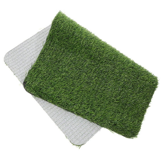 BESTYASH Outdoor Artificial Grass Rug for Front Door Green Turf Mat with Realistic Texture