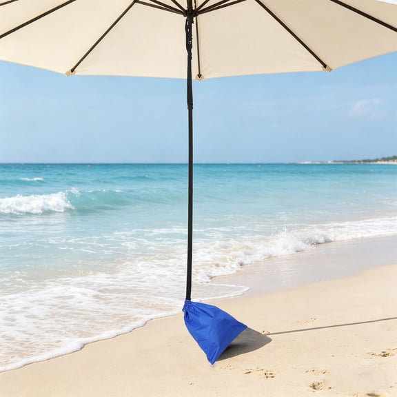BESTYASH Outdoor Beach Umbrella Sandbag Anchor with Wide Flat Bottom for Secure Strong Sand Grip and Stability