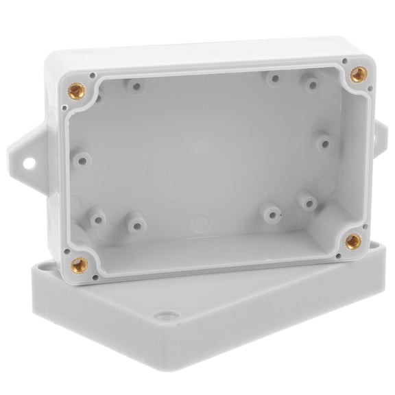 BESTYASH Outdoor Electrical Junction Box White Plastic Weatherproof Connection Box for Cable Wiring