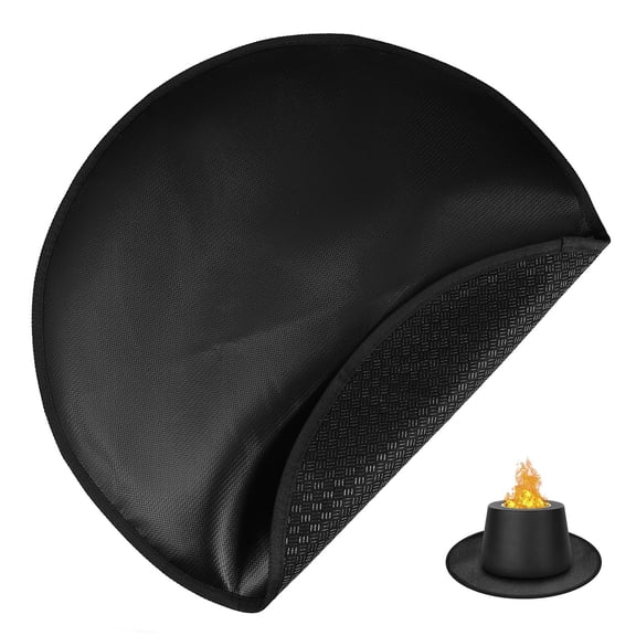 BESTYASH Outdoor Grill Mat Fireproof Silicone Mat with Nonslip Base for Patio Kitchen Use