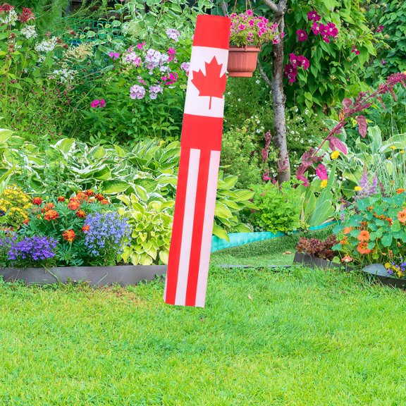 BESTYASH Outdoor Hanging Decoration Hanging Windsock Cloth Backyard Decorative Style 1Set