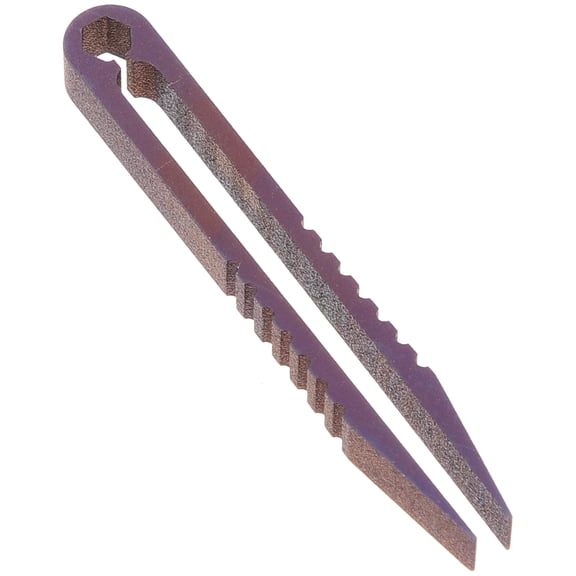 BESTYASH Camping Gear Mini Tweezer Purple 1Set