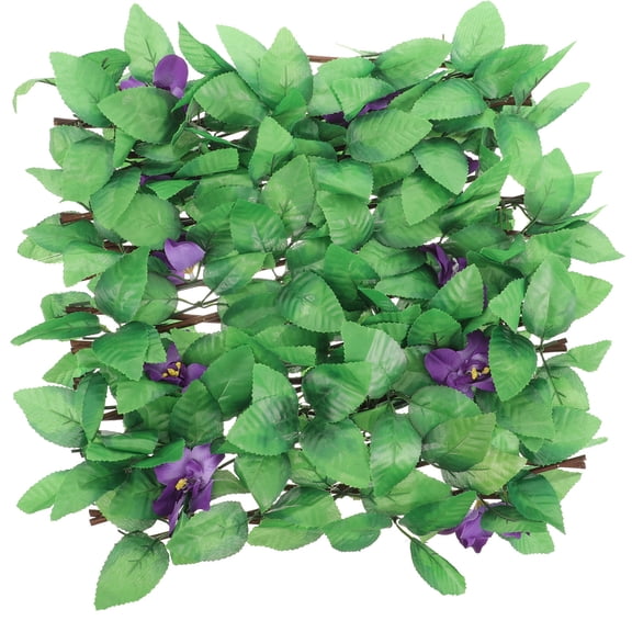 BESTYASH PVC Artificial Trellis with Faux Leaves for Outdoor Garden and Balcony Decoration 31.5 x 63 Inches