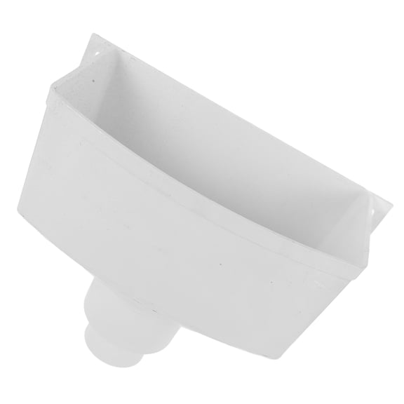 BESTYASH PVC Gutter Downspout Adapter White Durable Connector for Rainwater Drainage and Outdoor Gutter Systems