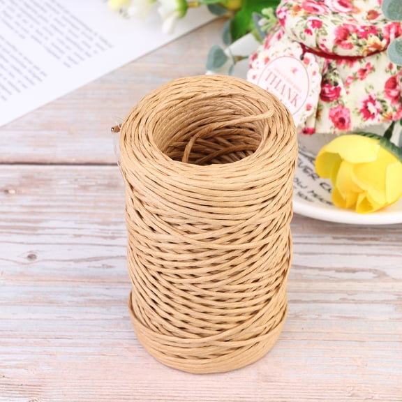 BESTYASH Packing Rope Khaki Iron Wire Durable for Floral Binding and Gardening Use