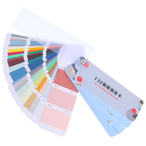 BESTYASH Paint Color Standard Sample Card 132 Colors for Industrial Coatings