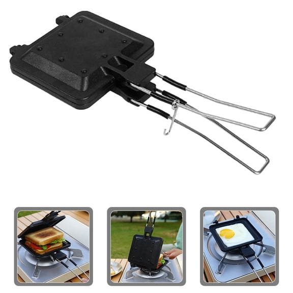 BESTYASH Non-Stick Sandwich Pan for Baking, Aluminium Alloy Breakfast Cooking Tool, 1 Set