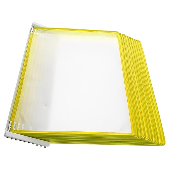 BESTYASH Reference Files Folder Wall File Holder PVC Quick Flip Pages Educators 1Set