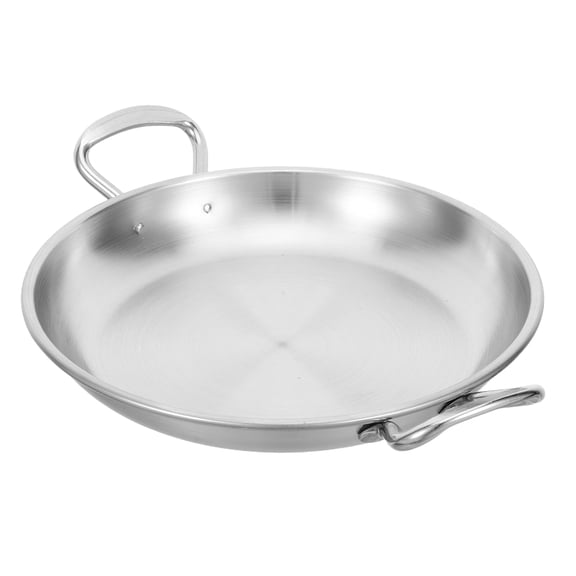 BESTYASH Party Food Trays Serving Platter Silver Double Handle Dish Presentation For Weddings 1Pcs