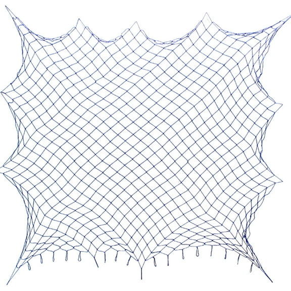 BESTYASH Party Supplies Fish Net Wall Decor Sky Blue Hemp Rope Home Decoration 1Pcs
