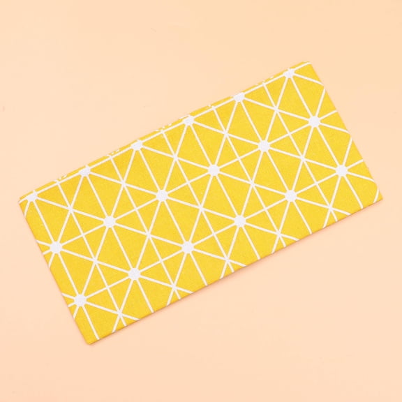 BESTYASH Party Table Covers in Yellow with Artistic Checkerboard Pattern for Table Decoration