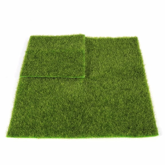 BESTYASH Patio Fake Grass Square Artificial Turf for Living Room and Bedroom Green Natural Lawn Base 1Pack