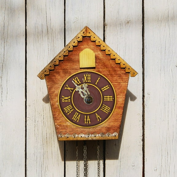 BESTYASH Pendulum Clock Metal Accurate Timekeeping Square Shape For Decorators Bedroom 1Set