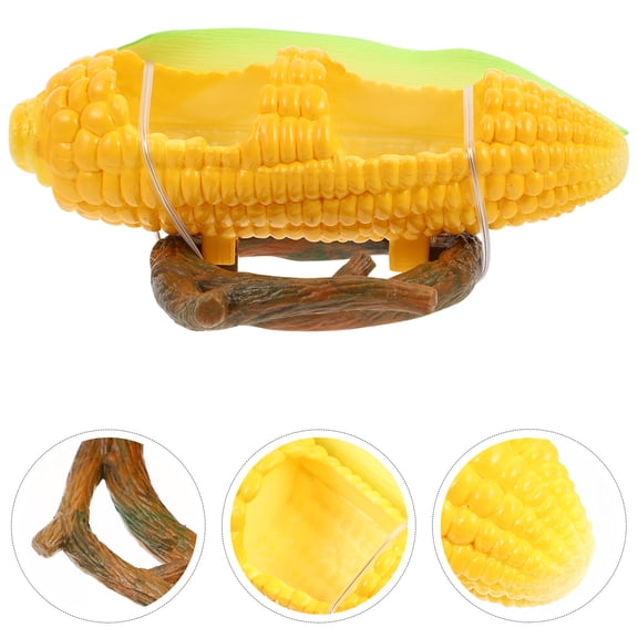 BESTYASH Pet Feeder Kit Outdoor Supplies Carrier Yellow Plastic Food Bowl 1Set