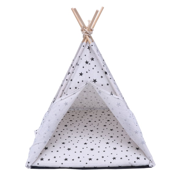 BESTYASH Pet Nest Tent Cat Bed House Polyester Washable Indoor Use 1Pack