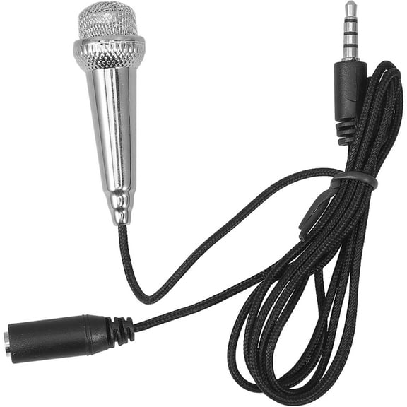 BESTYASH Phone Microphone for Recording Aluminium Magnesium Alloy Music Playback Work Recordings 1Set Back to School