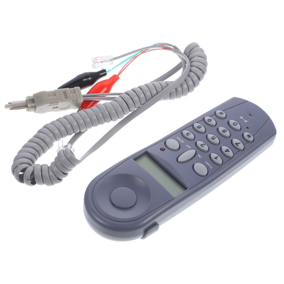 BESTYASH Telephone Line Tester Tool Set with Real-Time Date Display for Home and Professional Phone Line Testing
