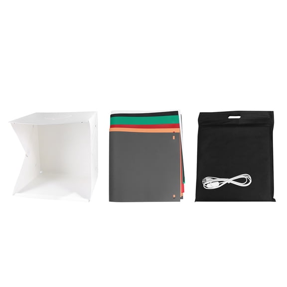 BESTYASH Photography Lighting Cube Tent with LED Light for Small Product Photos