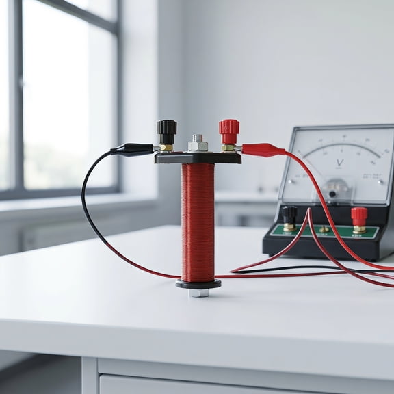 BESTYASH Electromagnet Teaching Kit with Integrated Binding Posts for Classroom Physics Experiments and Science Education