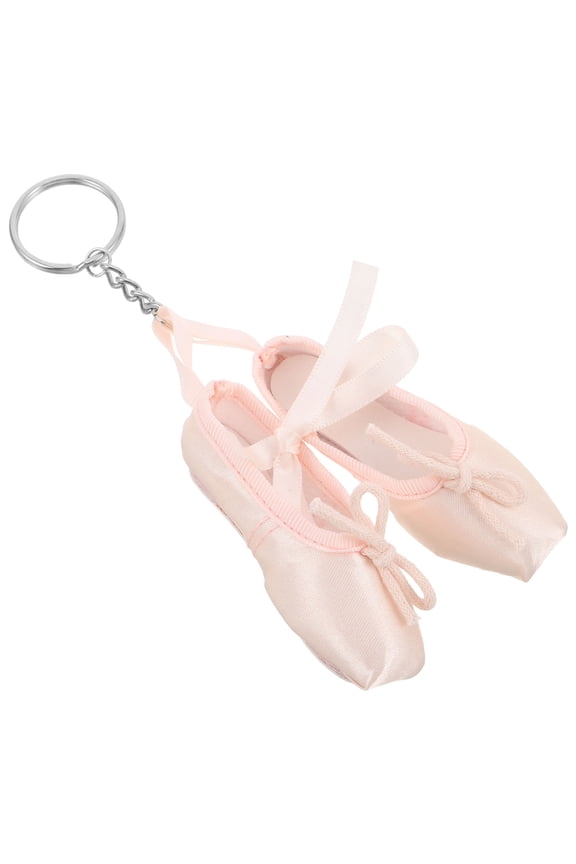 Ballet Slipper Keychain Charm for Dance Bags, Backpacks, and Everyday Use Accessory