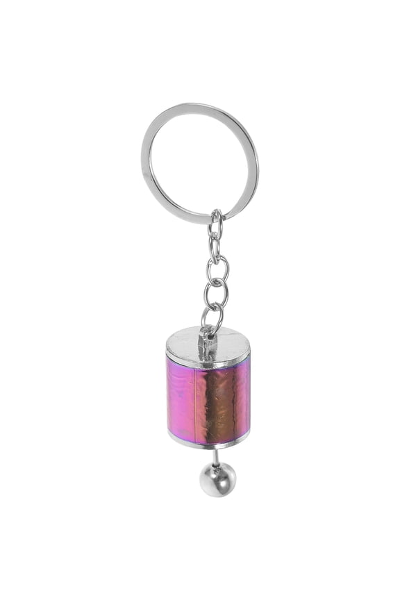 Pink Gear Shifter Keychain for Car Keys Alloy Wallet Chain with Smooth Key Ring Design