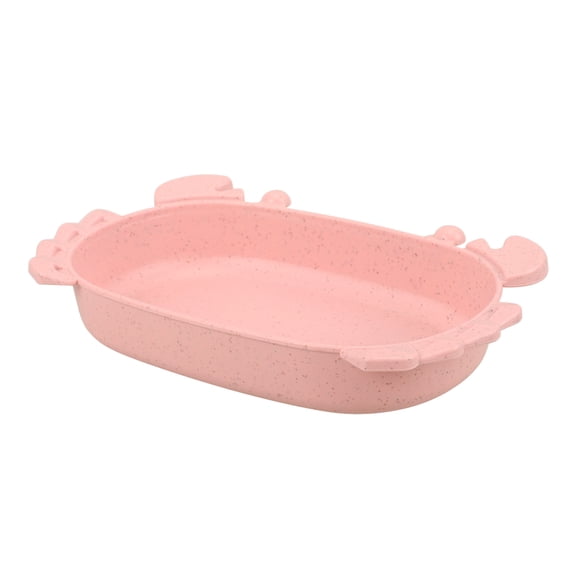 BESTYASH Durable Pink Plastic Parakeet Bath, Crab Design, Non-Slip, for Cage Pets