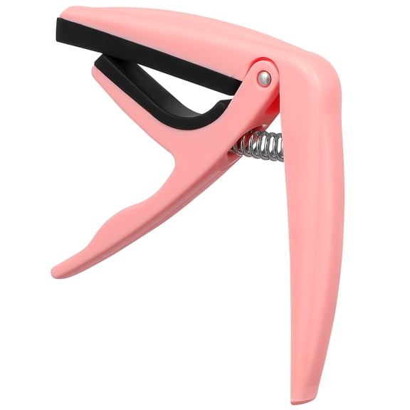 BESTYASH Pink Ukulele Capo with Silicone Protection Zinc Alloy for Guitar Acoustic Use