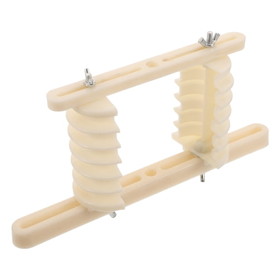BESTYASH Plastic Coil Wire Winding Mold for Motor with 6 Layers Adjustable Frame Light Yellow