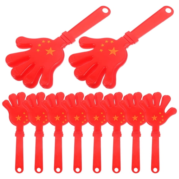 BESTYASH Plastic Hand Clapper Noise Makers Party Props for Sporting Events and Festivals