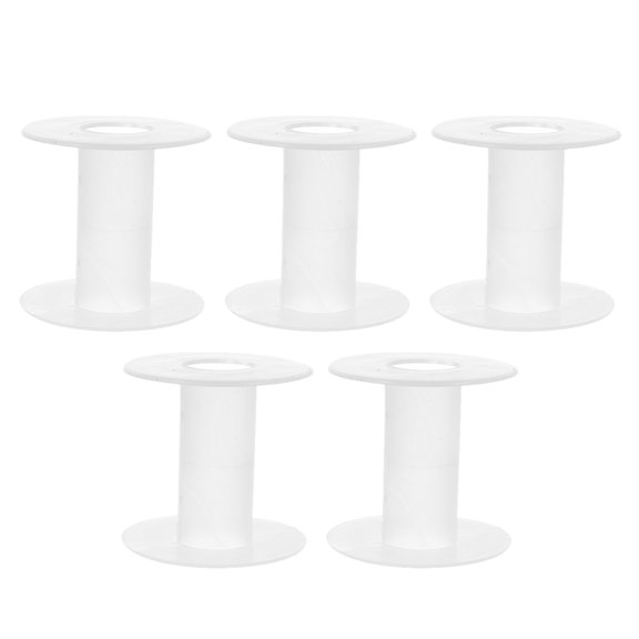 BESTYASH Plastic Wire Spool Holder Transparent for Sewing Thread Organizer 5Pcs