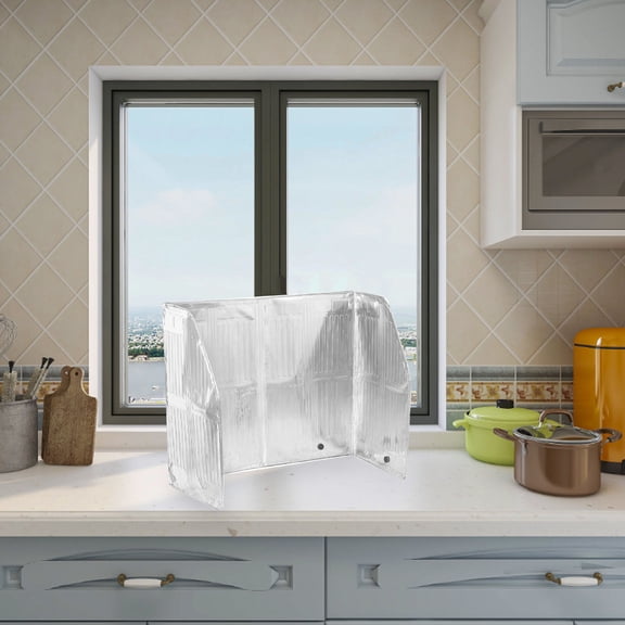 BESTYASH Plated Silver Aluminum Foil Oil Splatter Guard for Kitchen Wall and Counter Easy to Clean
