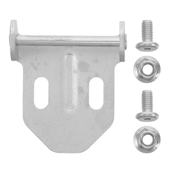 BESTYASH Plated Silver Aluminum Motorcycle Quick Release Latch Hook for Rear Top Case Mount