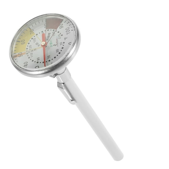BESTYASH Plated Coffee Thermometer for Espresso and Cappuccino with Portable Stainless Steel Design, Tool