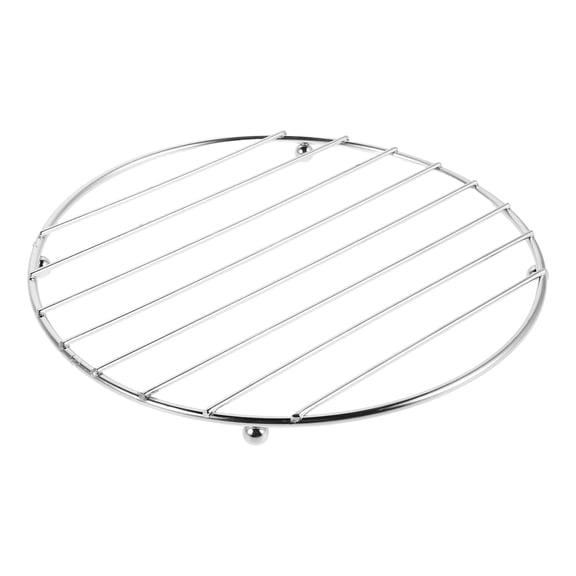BESTYASH Plated Silver Iron Electroplating Round Baking Rack for Oven Cooking Heat Resistant Multi Purpose Kitchen Trivet
