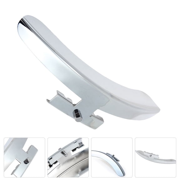 BESTYASH Plated Silver Metal Banjo Arm Rest Zinc Alloy Durable Protective Guard Plate for Musical Instrument