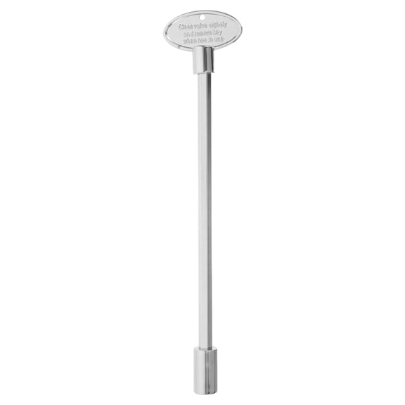 BESTYASH Plated Silver Metal Gas Meter Box Key for Home with Ergonomic Handle Fits Quarter and Five Sixteenth Valve