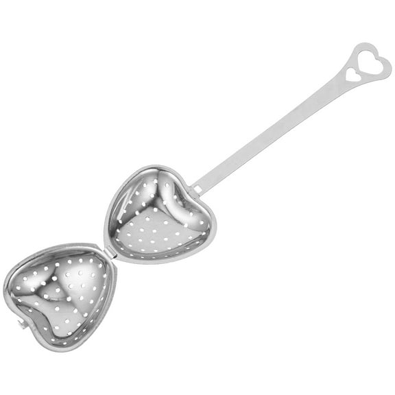 BESTYASH Plated Silver Metal Tea Strainer Spoon Household Tea Filter Stainless Steel Material