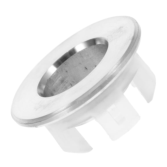 BESTYASH Stainless Steel Sink Overflow Trim Ring Plated Silver for Washbasins Nice Fit