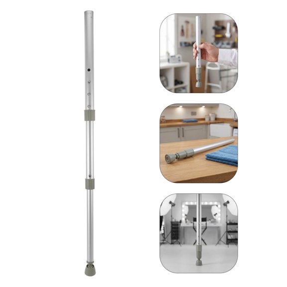 BESTYASH Plated Silver Portable Makeup Case Support Legs with Adjustable Height and Anti Slip Design
