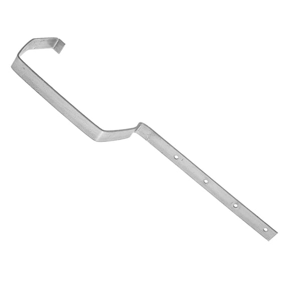 BESTYASH Plated Silver Roof Gutter Support Bracket Rust Resistant Versatile Gutter Mounting Accessory