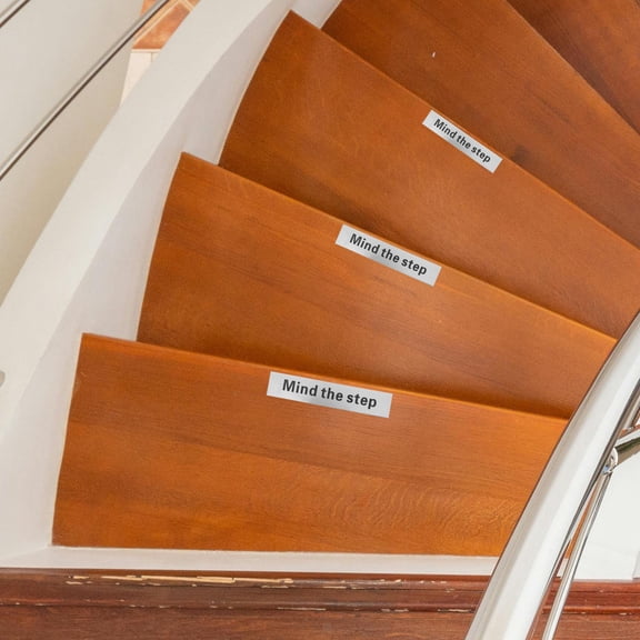 BESTYASH Caution Watch Your Step Sign Plated Silver Board for Home Office Indoor Outdoor Use