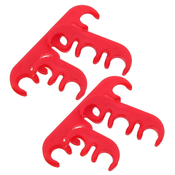 BESTYASH 6Pcs Plug Wire Separator Clips for Vehicle Engine Wire Organization and Safety