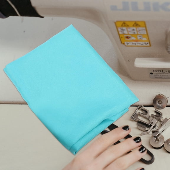 BESTYASH Polyester Fabric for Quilting and Sewing in Sky Blue with Elegant Solid Nordic Style