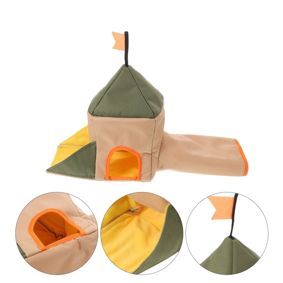 BESTYASH Polyester Hamster Hideout House Small Animal Hideaway Safe Cozy Shelter for Guinea Pigs