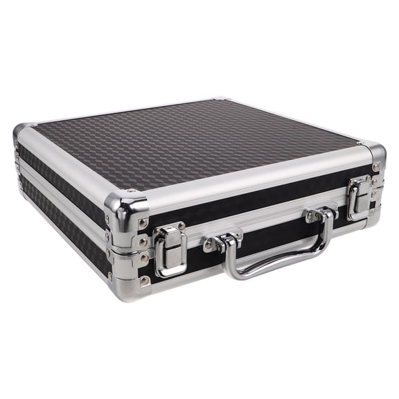 BESTYASH Billiard Ball Storage Box Black Aluminum Hard Case for Safe Transport