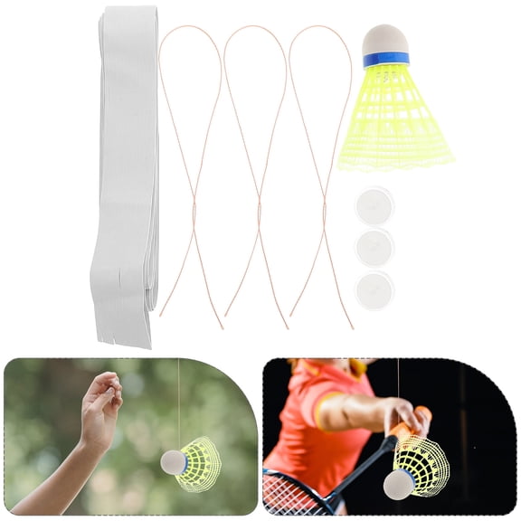 BESTYASH Indoor Outdoor Badminton Rebound Trainer for Single Player Efficient Practice and Space Saving
