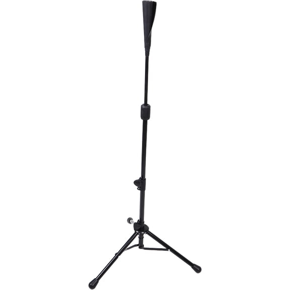 BESTYASH Adjustable Height Black Baseball Batting Tee Stand for Softball Training and Hitting Practice