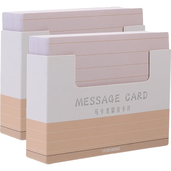 BESTYASH Portable Beige Blank Index Cards for Note Writing Versatile Use Study and Office